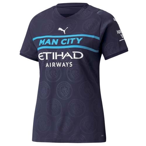 Camiseta Manchester City 3ª Kit Mujer 2021 2022